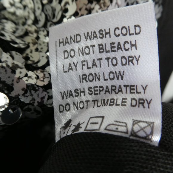 Superdown Sequin Crop Top Plunging V Neckline Square Cutout Back Disco Ball M - Picture 9 of 10